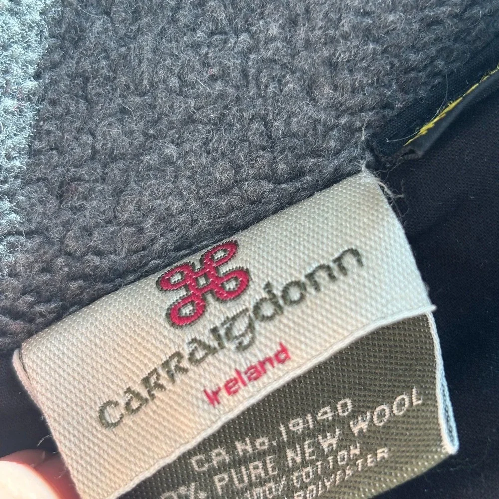 Vtg Carraig Donn Sweater Vest Mens Medium Ireland Pure New Wool Fisherman 18903x